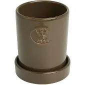 Lexington Pot Met Schotel H14 Cm - Bloempotten Terracotta Taupe - 10008096-1998-S