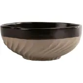 By On Swirl Kom Zwart/ - Serveerkommen Steengoed Beige - 5283908501