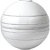 Villeroy & Boch Iconic La Boul, serviesset, porselein, wit, rond, 23,9 cm, 7 stuks