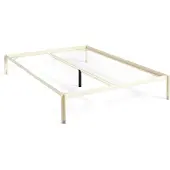 HAY Connect Bed 200x140 Cm - Bedden Plaatstaal Alabaster - AB073-B559-AH38