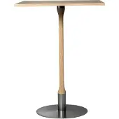 Mavis Rod barbord 70x70 cm Witgepigmenteerde matgelakte eik