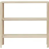 Form & Refine Leaf plankrek 3 planken 92x100 cm Wit eiken