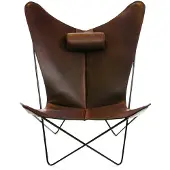 OX Denmarq Ks Armchair Black Base Leather - Fauteuils Leer Mocha - OX10002-14