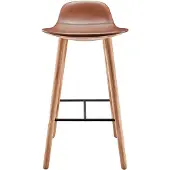 Please wait to be seated Yuuga Barkruk H75 Cm Eikkleurig/ - Barkrukken Eiken Cognac - 702013002