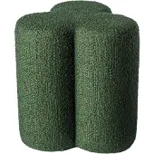 Pols Potten Clover Kruk Groen - Krukken Bouclé Green - 558-030-001