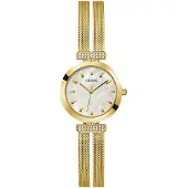GUESS Analoog horloge 'Array' goud