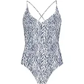 Barts - Women's Nerissa Plunge One Piece - Badpak 36, grijs