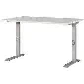 Germania AGENDA In hoogte verstelbaar Bureau Lichtgrijs 1.200 (B) x 800 (D) x 910 (H) mm