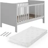 VitaliSpa Ajaton Babybed – 144.4 x 83 cm met matras Wit