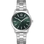 GUESS Analoog horloge 'CHIP' zilver