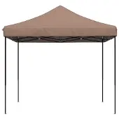 vidaXL Partytent 292 x 292 x 315 cm Bruin Oxford Stof