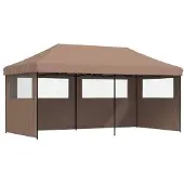 vidaXL Partytent Bruin 292 x 580 x 315 cm Oxford Stof