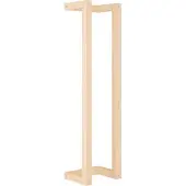 vidaXL Handdoekenrek 23x18x90 cm massief grenenhout