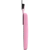 vidaXL Hangend hoofdbord Roze Stof