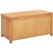 vidaXL Opbergbox 90 x 45 x 45 cm Massief Eikenhout