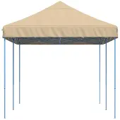 vidaXL Partytent Beige 292 x 580 x 315 cm Oxford Stof