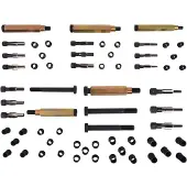 vidaXL Gloeibougie draad reparatie set M8 M9 M10 M12 63-delig