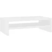 vidaXL Monitorstandaard 42x24x13 cm bewerkt hout wit