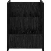 vidaXL Tijdschriftenrek Zwart Eiken 35 x 35 x 45 cm Bewerkt hout