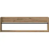vidaXL Tijdschriftenrek Artisan Eiken 100 x 12 x 30 cm Bewerkt hout