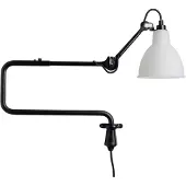 DCW éditions Lampe Gras N°303 Wandlamp Zwart / Melkglas - Wandlampen Staal Black - LG-303 BL-GL