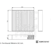 Blue Print ADBP250147 Interieurfilter
