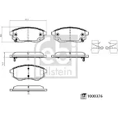 FEBI BILSTEIN Remblokset FEBI 1000376