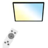 Briloner SLIM S - Slimme LED Plafonniére - dimbaar plafondlamp - 22W met CCT - nachtlichtfunctie - timerfunctie - geheugenfunctie - achtergrondverlichtingseffect - 42cm