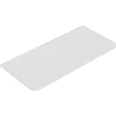 Wiesbaden Topblad novira 80x48 cm afgeronde hoeken mat wit