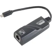 Shiverpeaks BASIC-S USB-adapter, C-stekker (USB-C, USB-A), Netwerkadapter, Zwart