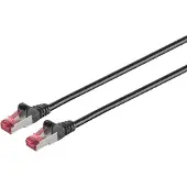 Shiverpeaks Patchkabel cat6A S/FTP PIMF Halogenfrei schwarz 30m