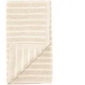 Scandi Living Drift handdoek 30x50 cm. Beige-wit