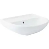 Jika Lyra plus - Wastafel 55x45 cm, met overloop, wit H8143820001091