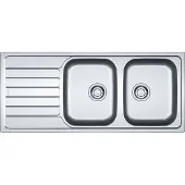 Franke Spark - Spoelbak SKX 621, 116x50 cm, rvs 101.0504.083