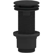 Hak Sapho afvoerset voor wastafel, niet-verstopbaar, 5/4", met grote afsluiters, geschikt voor afvoeren van 10-80 mm, ABS / zwart