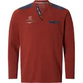 Babista Regular Fit Longsleeve rood, Melange