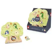 Janod Sonorous Bird 24x35 Cm Puzzel 5 Stukken