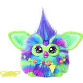 Furby Galaxy Edition Glow in The Dark 15 Fashion Accessories Interactive Plush Toys for 6 Year Old Girls & Boys & Up Voice Activated Animatronic (
