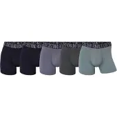 Cr7 Heren boxershorts sportondergoed microfiber zwart/groen/grijs 5-pack