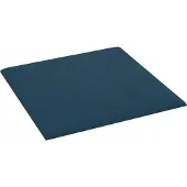 vidaXL Wand Hoofdbord 12 st Blauw Fluweel