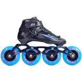 Double FF A3 Race Inline Compleet Zwart / Blauw) Zwart / Blauw 38
