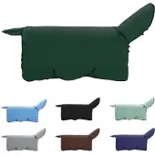 vidaXL Paardendeken Volledig Donkergroen 155 cm Polyester Fleece