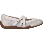 Rieker Ballerina met riempjes crème