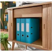 Leitz Cosy ordner met soft touch oppervlak, rug van 8 cm, blauw - 2 stuks