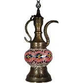 Halay Oosterse mozaïek tafellamp (Turkse Ibrik) ø 13 cm