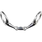 Jansen Pony 12mm dubbelgebroken bustrens (Maat bit: 8,5 cm)