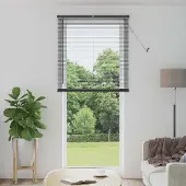 Syfax Venetiaanse jaloezie Zilvergrijs 213 x 80 cm 25 mm PVC