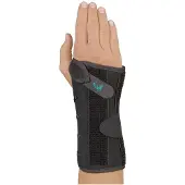 Seniorshop Wrist Lacer Polsbrace - M - Links - Zwart - Kort