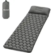 Deryan Air Bed - Opblaasbare camping bed - Grijs - Inclusief tas