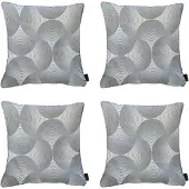 Madison Sierkussen Napels Rondo Grey Water Reppelent Coating (50 x 50 cm)